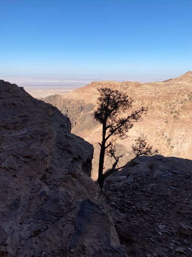 Blick in das Tal Wadi Musa