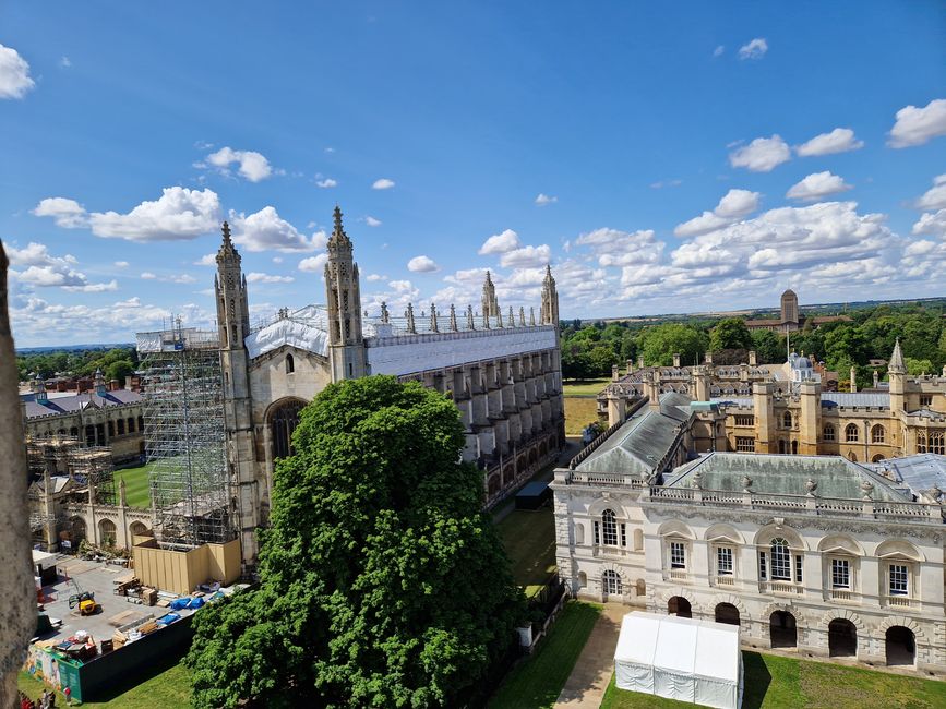 View from above - King's College