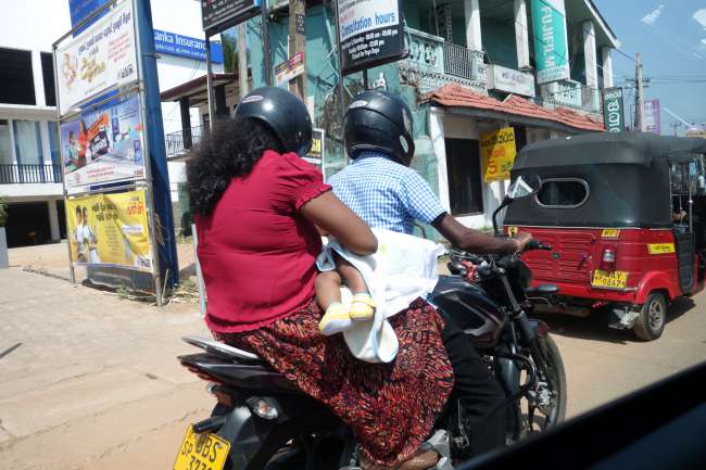 Familienausflug in Sri Lanka