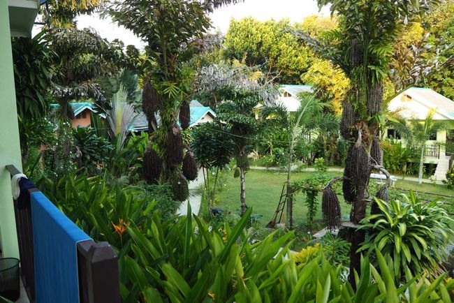 Hotel mit wunderschönen Garten. 