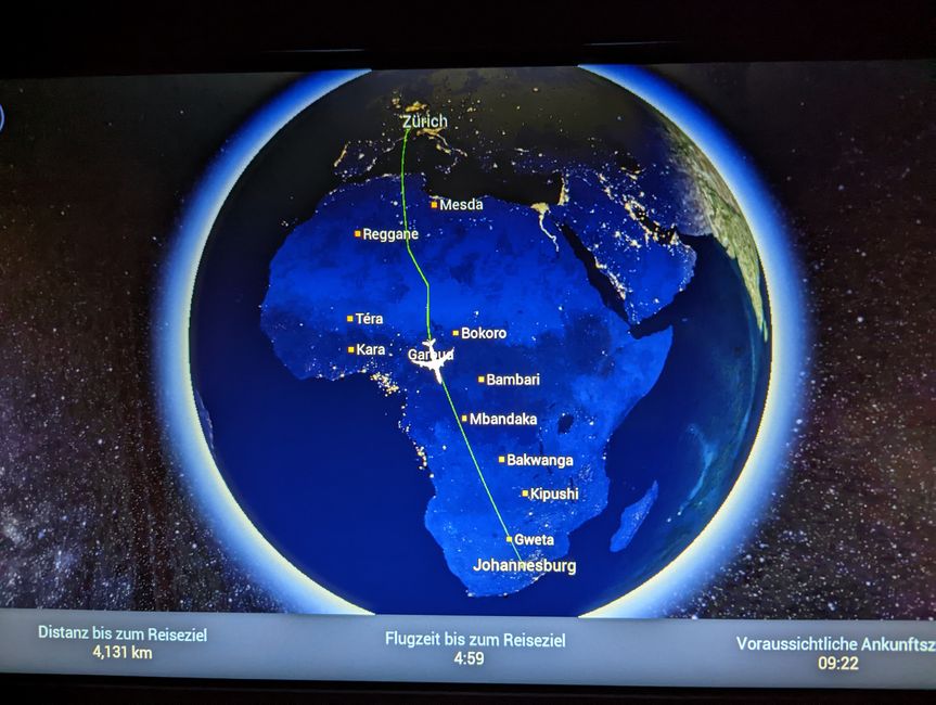 Gut in Johannesburg angekommen und direkt weiter zu den Drakensberg