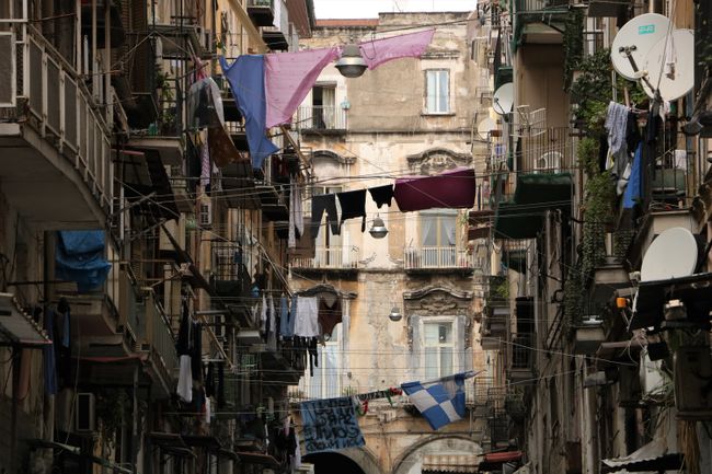 Naples: The city that's always washing