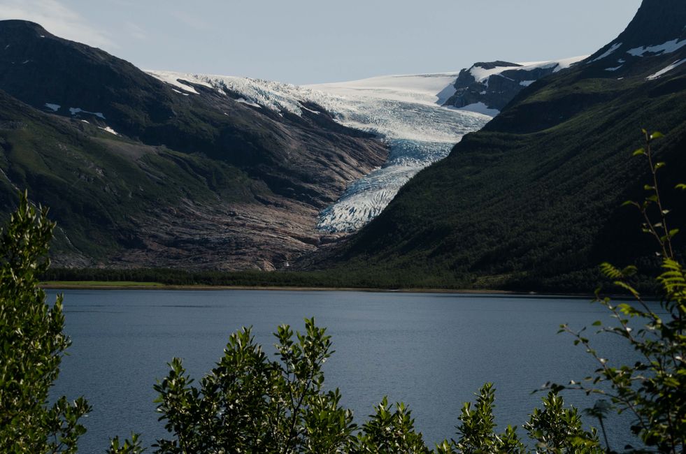 Svartisen Glacier.