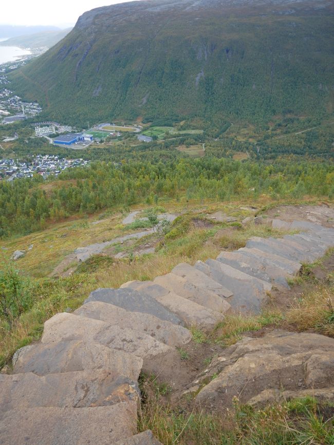Sherpa stairs in Tromsø and the way to Jøkelfjord