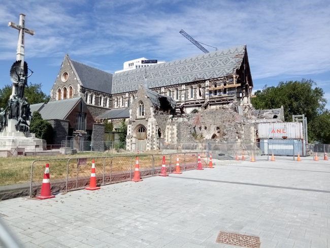 Central Cathedral - noch immer zerstört vom Erdbeben