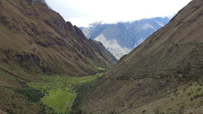 At the start of the Inca Trail