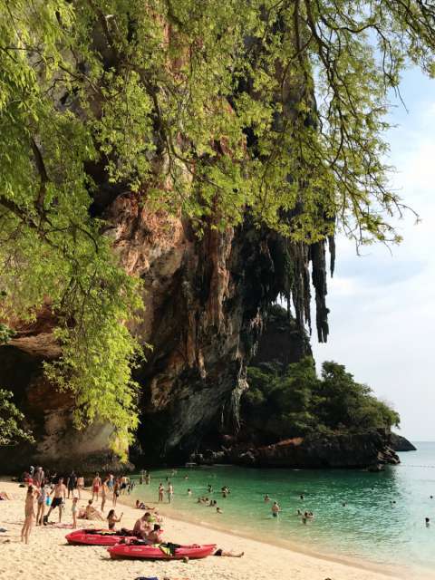 low tide at Railay