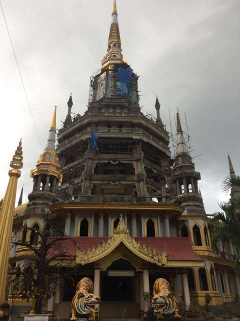 Tempel vor dem Aufstieg