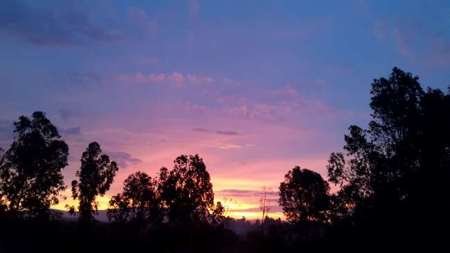 Sunset von Nazca