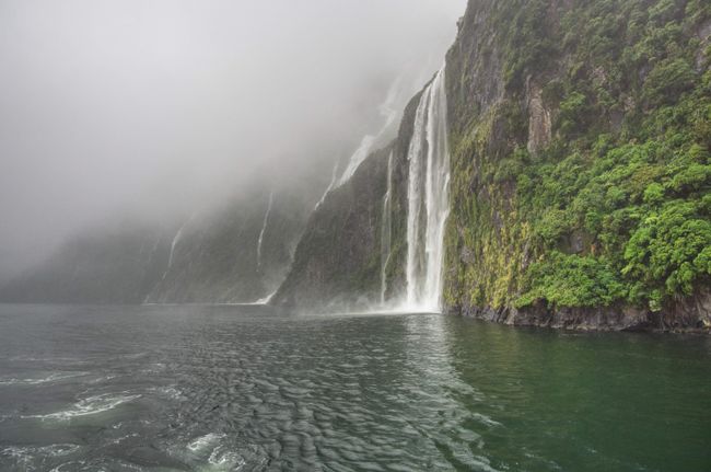 One of the few permanent waterfalls