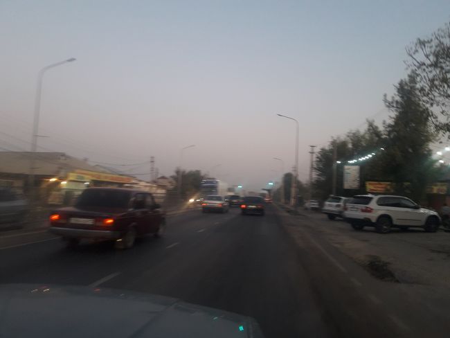 Smog über Schymkent