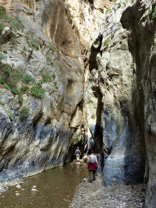 Water in the Sarakina Gorge
