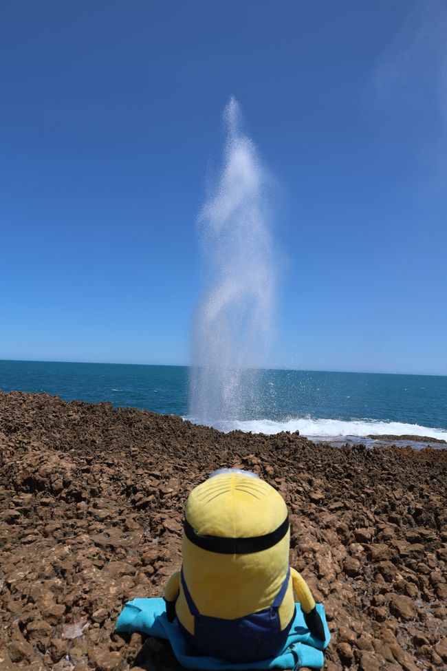 Stuart loves to watch the Quobba Blow Hole