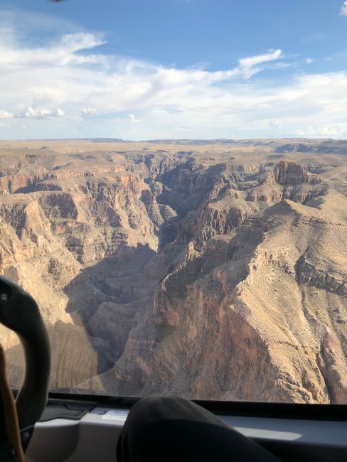 Our flight over the Grand Canyon!