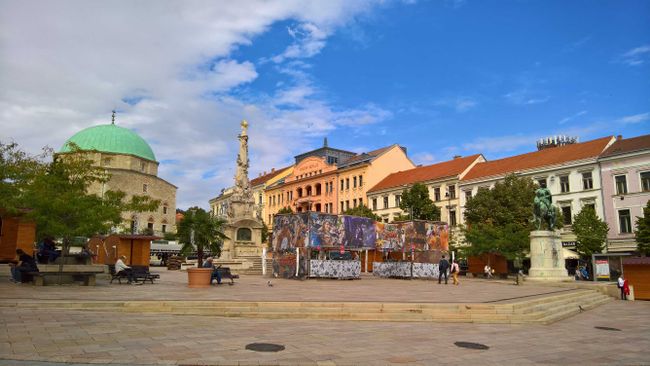 Main square of Pécs