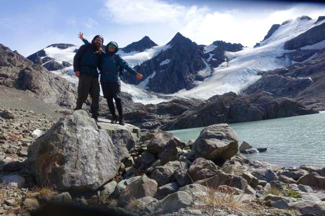 Laguna de los Témpanos mit Gletscher im Hintergund 