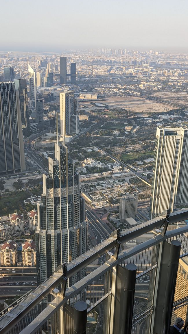 Up on the Burj Khalifa