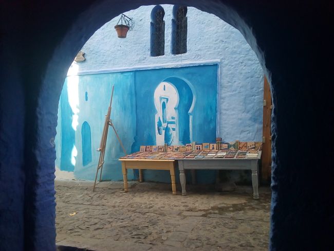 Square in Chefchaouen