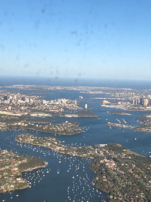 Landung Approche Sydney 2