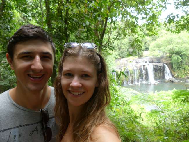 Selfie mit den Wallacha-Falls