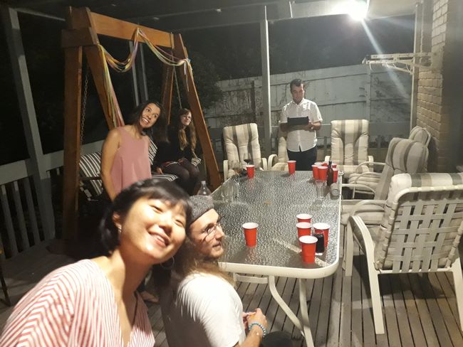 Soo's birthday - with her friends and of course with beer pong:D