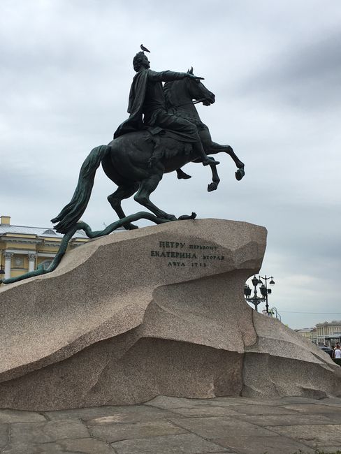 Peter the Great - without him there would be no city.