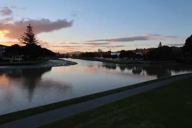 Sonnenuntergang in Gisborne