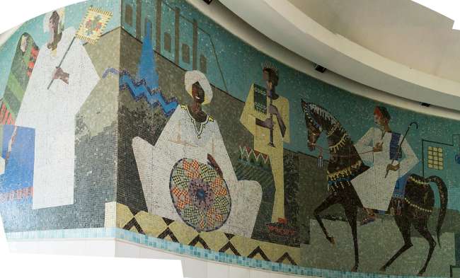 Mosaik im Kairo-Tower
