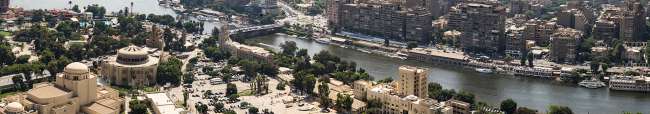 Die Aussicht vom Kairo-Tower