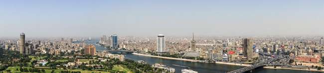 Die Aussicht vom Kairo-Tower