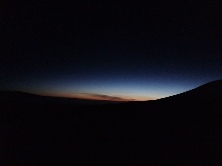 Sonnenuntergang auf 4205m