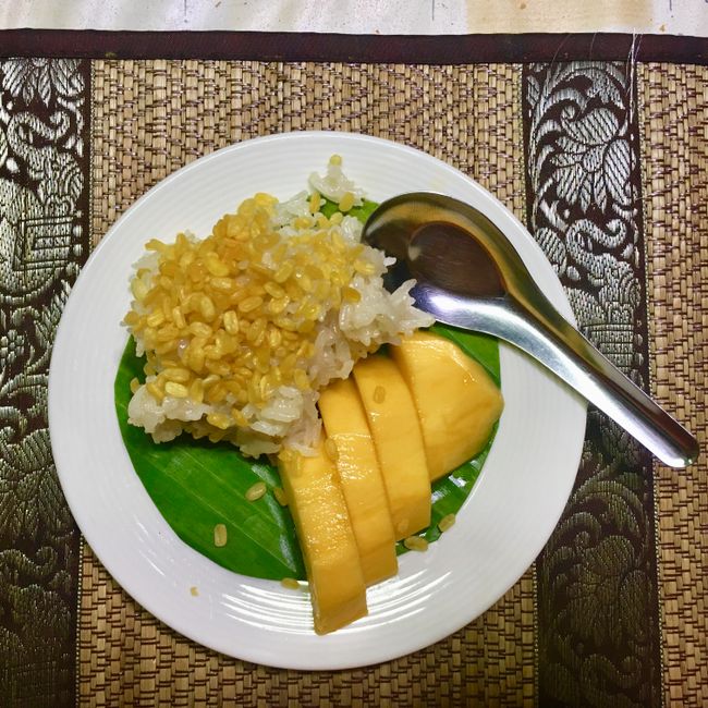 Mango Sticky Rice @ Tom Yum Thai Cooking Class 