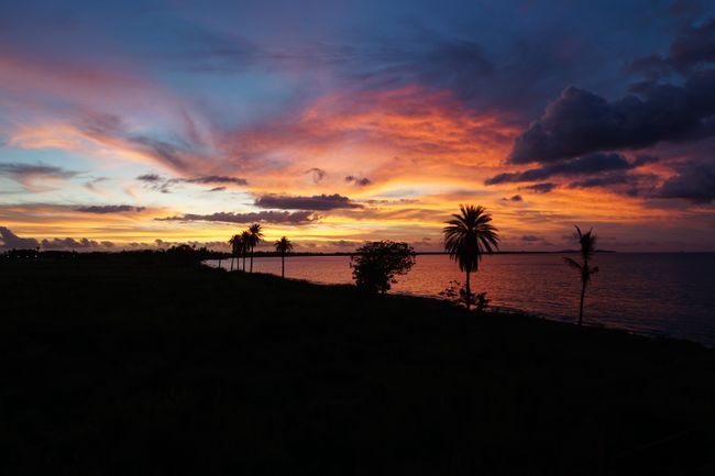 Sonnenuntergang auf Fidschi