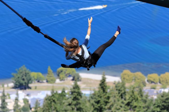 Bungee jump with a view of Queenstown