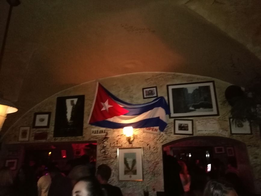 Havanna-Bar, hier durfte man die Wände bemalen