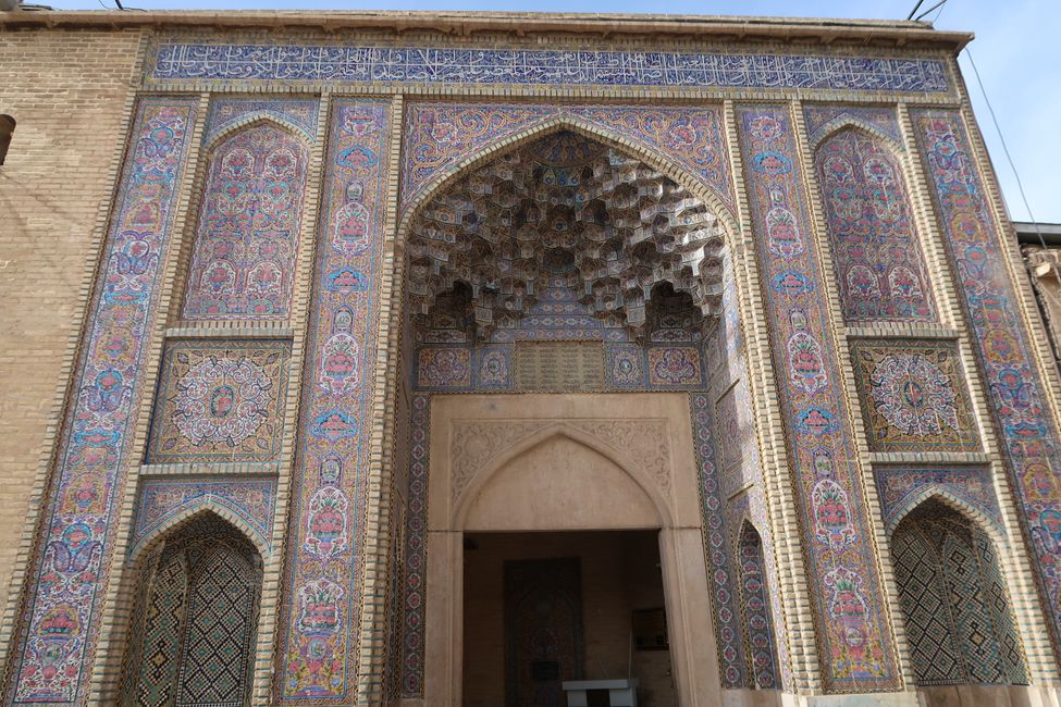 Courtyard of the Pink Mosque