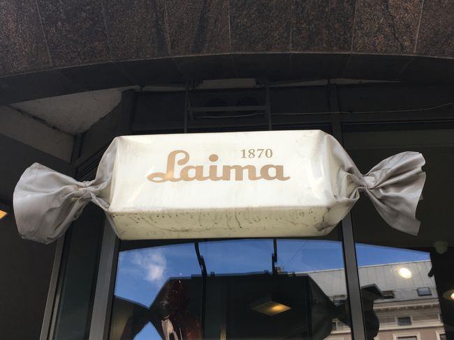 Laima, die Lindt-Schokolade der Letten