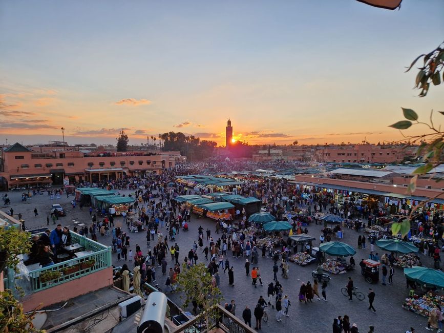 Arrival in Marrakech