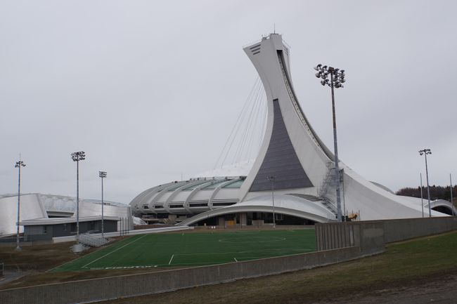 On the way to Montreal and the Olympic Park