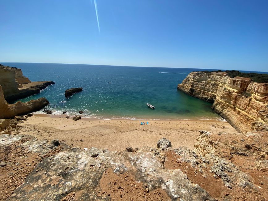 Strand Entdeckung an der Algarve - Armação de Pêra