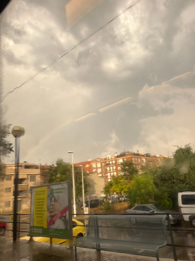 Regenbogen nach dem Gewitter 