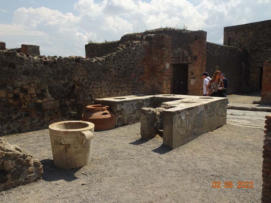Küche in Pompeji