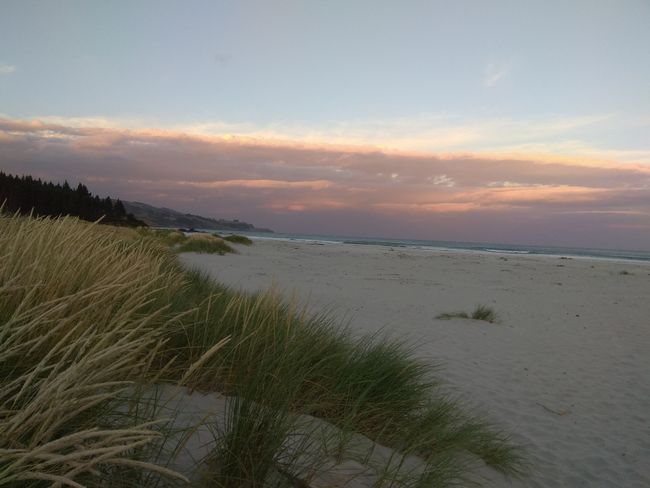 First Sunset in NZ
