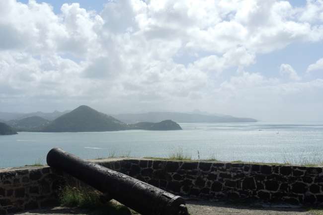 View from the historic Fort Rodney.