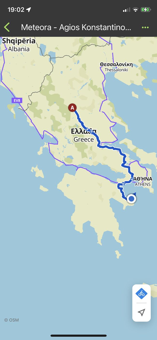 Letzte Radetappe 2022 - Griechenland
