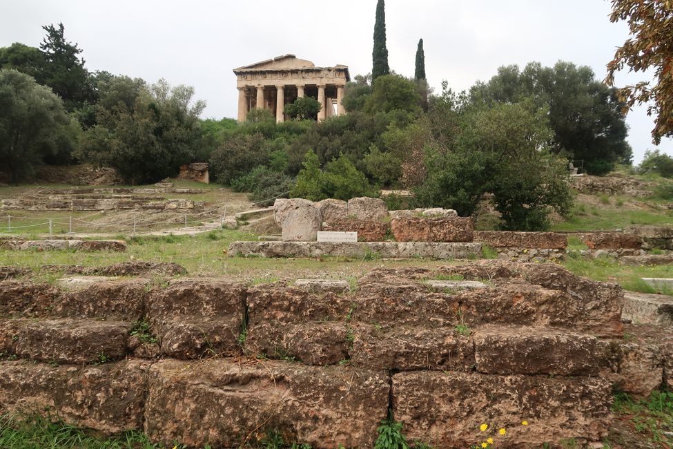 Tempel des Hephaistos in der griechischen Agora