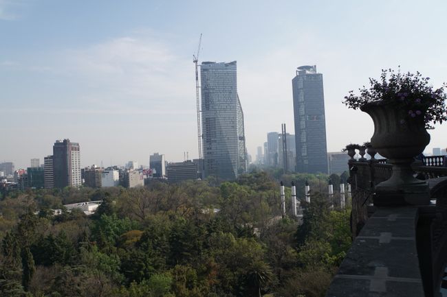 Ausblick auf die Prachtstraße von Mexico City 