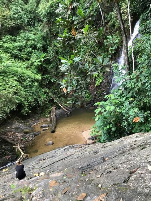 Durian perangin waterfall 