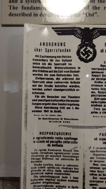 German-language documentation from the occupation period