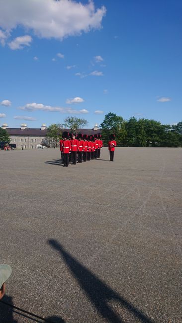 Parade des Royal 22e Régiment in der Zitadelle von Québec City